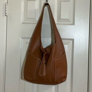 Laggo Havana Hobo Leather Shoulder Bag